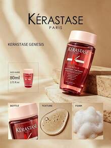 Kérastase Genesis Hydrating Strengthening Shampoo 80ml, Sampo Penguat Pengontrol Minyak, Cocok untuk Rambut Tipis, Berminyak, dan Rapuh, Ukuran Travel - Shampoo - View 6