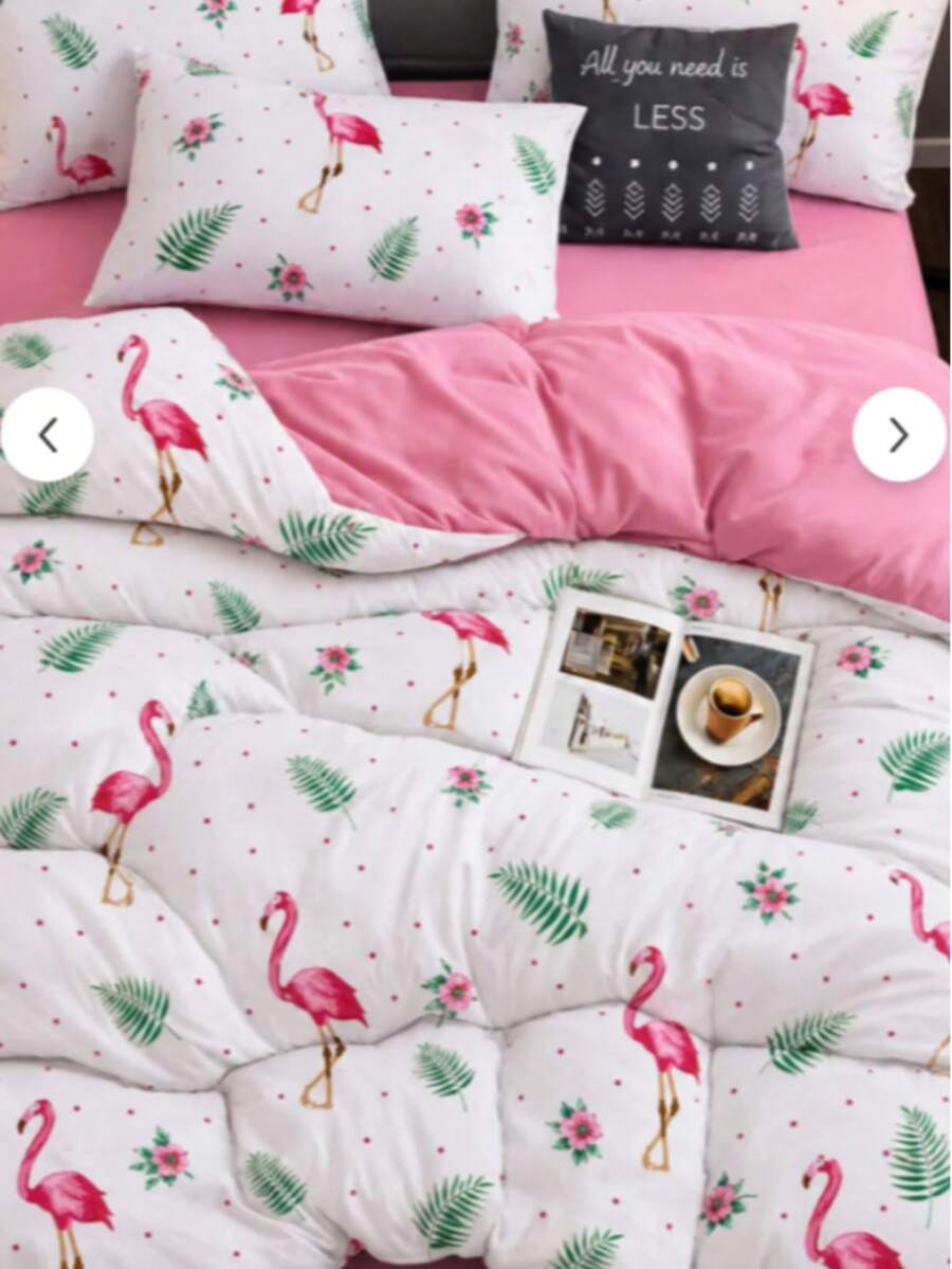 Cozy Duvet Cover Set - Bedroom - Hot Pink - View 1