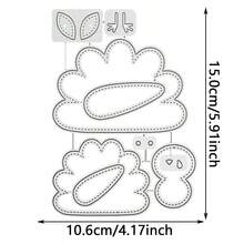 Thanksgiving Turkey Metal Cutting Die, Suitable For DIY Scrapbooking Decoration Craft Die Cutting Embossing Card Making Template Scrapbooking And Craft Photo Album Decoration Embossing - LG26-8477 - View 10