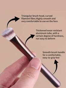 Makeup Brush Set With Case, Soft Bristles, Foundation, Powder, Blush, Concealer, Eyeshadow Brush, CRUELTY-FREE & VEGAN#Handle Color:20 PCS - Brown - View 10