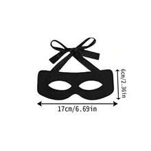 [Daisi Cos] 1/5/10/20 Pcs New Zorro Eye Mask, Black Felt Half Face Zorro Mask, Suitable For Carnival, Masquerade, Theme Party, Performance, Halloween - Multicolor - View 9