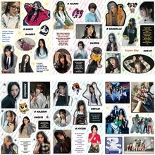 Hasbro 8pcs/1set Korean Girl Group K-Pop Cartoon Popular Stickers, Waterproof Decorative Stickers For DIY Crafts - Multicolor - View 2
