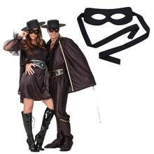 [Daisi Cos] 1/5/10/20 Pcs New Zorro Eye Mask, Black Felt Half Face Zorro Mask, Suitable For Carnival, Masquerade, Theme Party, Performance, Halloween - Multicolor - View 5