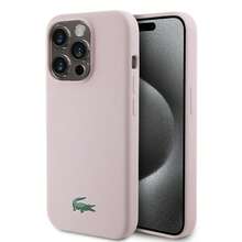 Lacoste MagSafe Silicone Case Pink Compatible With IPhone - Pink - View 1