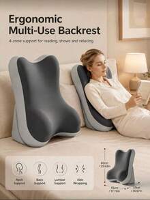 1pc Portable Multi-Functional Memory Foam Comfortable Cushion, Low Hip Pillow, Multi-Functional Prone Pillow, Suitable For Home, Office, Yoga, Daily Rest, Reading And More - All-season Cushion - View 1