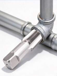 مجموعة أدوات قطع الخيوط BSP 1/2" & 3/4" من الصلب عالي الصلابة، أداة قطع خيوط الأنابيب اليدوية بمعيار بريطاني، أداة يدوية لصنع خيوط الأنابيب لإصلاح السباكة المنزلية وأنابيب المياه - A - مشاهدة 4
