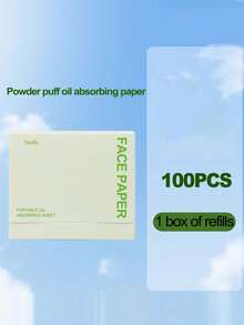 100 lembar/kotak Kertas Penyerap Minyak Unisex, Pengontrol Minyak & Pengecil Pori-Pori, Kertas Penyerap Minyak Wajah yang Menyegarkan, Alat Rias Portabel dengan Cermin & Puff Bedak, Cocok untuk Kulit Berminyak, Tisu Penyerap Minyak Linen untuk Rumah, Kantor, Sekolah, Perjalanan - MultiWarna - View 18