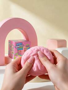 POKOJA LAND 1pc Extra Large Brain Stress Relief Squeeze Toy, Slow Rebound Brain Goo Ball - Soft And Elastic, Fun Squeeze, Relieves Anxiety, Game, Hobby, Collectible, Party Supplies, Creative For Teens, Sensory Squishy Slow Rising Squishies - Multicolor - View 4