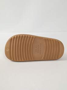 Kids Clog Slippers With Closed Toe And Slip On Design - Brown - View 7