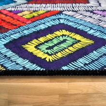 Chilai Home Minimalist Geometric Dijital Print Area Rug, Modern Runner Rug , Non Slip Rug, Machine Washable Floor Mat For Living Room, Bedroom & Home Decor, Made In Turkey - Multicolor - View 5
