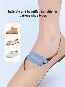 1 Pair Elastic Bandage Arch Support Foot Pad Magnetic Massage Shock Absorbing Wearable Sole Insole For Sports Shoes - Blue and Black - View 3