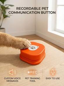 PETSIN Pet Communication Talking Buttons, Recordable Voice Training Button For Cats Dogs, Interactive Pet Speech Buzzers, Pet Training Toy For Communication(Battery Not Included) - Multicolor - View 10
