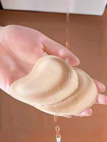 QKC 2 Pairs Women's Invisible Anti-Slip Cushion Pads, Soft Self-Adhesive Front Foot Pads For High Heels And Sandals - Beige - View 8