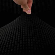 1pc/2pcs Solid Color Elastic Fleece Low Back Chair Cover, Universal Dust-Proof Stretch Chair Slipcover Suitable For Hotel Restaurant Reception Swivel Chair - Chair Cover - View 9