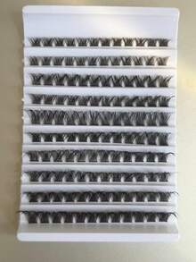 120pcs Faux Mink Eyelash Clusters 0.07mm D Curl Natural Fluffy Mixed Lengths (9-16mm) Suitable For Beginners DIY Voluminous Lash Extensions - View 8