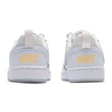 Nike Court Bourget Recrawford Comfortable And Versatile GS Low-Top Sneakers - Durable, Breathable, And Stylish - White - View 6