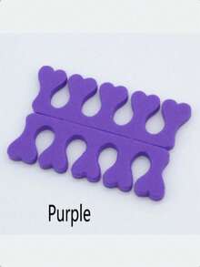 2pcs Sponge Toe Separators Nail Art Tools, Premium Nail Painting And Polishing Tool Set, Soft High-Density Sponge, Suitable For Nail Polishing, Nail Salon, Home Use, Makeup Storage, Room Decor - Multicolor - View 12