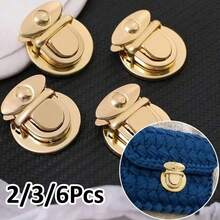 2/3/6Pcs Metal Bag Lock Buckle, Duckbill Style Lock Buckle, Handbag And Shoulder Bag DIY Craft, Leather Wallet Closure Accessory, Fashion Apparel Component, Durable Hardware, Multiple Colors Available - Multicolor - View 12