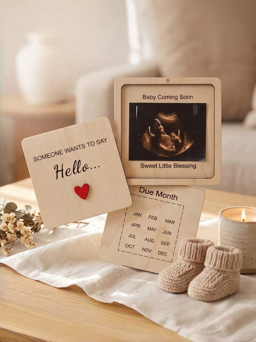 Pregnancy Announcement Gift Box For Grandparents With Sign | Baby ...