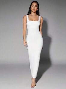 Women Short Dresses - White - View 1