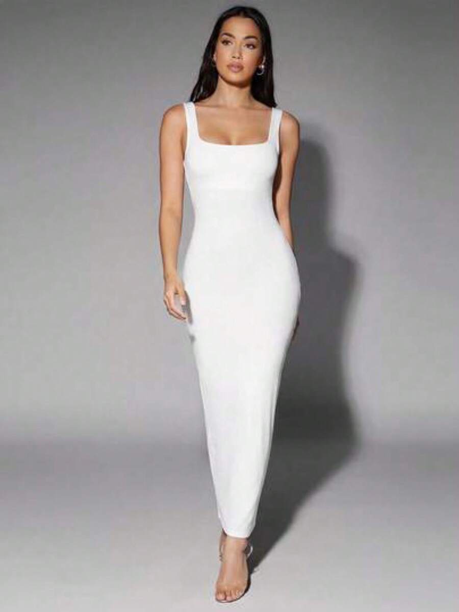 Women Short Dresses - White - View 1