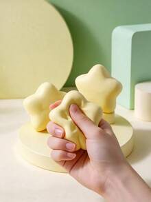 POKOJA LAND 1pc/2pcs Soft Squishy Lucky Star Squeeze Toy, Cute High-Quality Stress Relief Toy With Slow Rebound, Satisfying Soft Texture - Multicolor - View 4