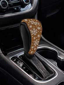 Shiny Rhinestone Car Gear Shift Knob Cover, Crystal Rhinestone Car Gear Shift Knob Decoration, Upgraded New Color, Leopard Print Rhinestone Gear Shift Knob - A - View 22
