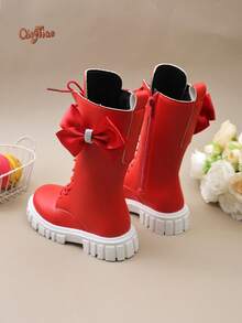Children's Casual Boots, Versatile For Daily Wear - Red - View 5