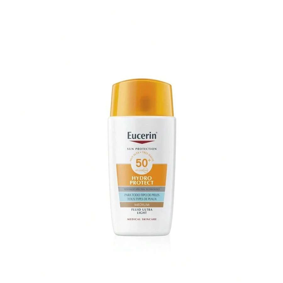 Eucerin Sun Hydro Protect Ultra-Light Tinted Fluid Sunscreen SPF50+ Medium 50ml - Copper - View 1