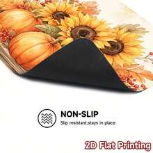 1PC Pumpkin Diatomite Absorbent Welcome Doormat, Christmas Halloween Decor Rug, Multi‑Purpose Mat For Stovetop, Coffee Station, Water Bar Counter, Indoor & Outdoor Front Door, Kitchen Home Decor Area Floor Mat - Multicolor - View 6