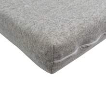 Premium 50x50 Cm Seat Cushion – Modern Soft-Textured Pad For Chairs, Sofas, And Benches – Non-Slip Bottom Indoor Floor Pillow - Grey - View 6