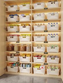 3pcs Multi-Functional Storage Boxes, Stackable Storage Bins, Suitable For Snacks, Clothes, Spice Bottles, Toys Storage, Applicable For Kitchen Cabinets, Countertops, Bedroom, Bathroom 1/3pcs - Multicolor - View 4