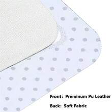 Cute Musical Note Wing PU Leather Desk Mat, Large Anti-Slip Mouse Pad, White Polka Dot Pattern Table Protector, Waterproof Keyboard Mat For Office Gaming Desktop Decor, Aesthetic Kawaii Table Pad For Girls - View 9