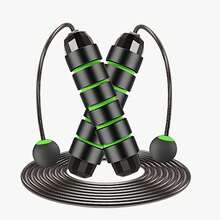 LINGPENG 2-In-1 Weighted Jump Rope With Foam Handles, Adjustable Steel Cable, Suitable For Home Fitness - Multicolor - View 9