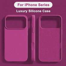 新款奢華防震柔軟米色手機殼，適用於 iPhone 18 17Pro 17 Air 16 15 Pro 14 Plus 13 12 11 17 Pro Max，防摔絲滑保護殼，耐摔防震，簡約設計，親膚材質 - 向日葵黃 - 查看 9