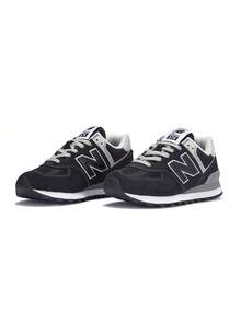 New Balance 2026 New 574 Series Retro Running Shoes Unisex Casual Sneakers ML574EVB - Black - View 4