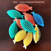 10/5/1pc Reusable Silicone Fish‑Shaped Laundry Lint Remover Balls, Washing Machine Hair Catcher, Effectively Trap Dog Cat Pet Fur From Clothes, Blankets And Towels, Household Laundry Cleaning Tool, Practical Laundry Room Accessory - Multicolor - View 16