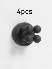 Cute Multi-Function Self-Adhesive Wall-Mounted Silicone Hook, Suitable For Hanging Brushes In Kitchen, Living Room, Bathroom Or Office - Multicolor - View 15