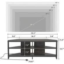 Television Stands & Entertainment Centers - Grey - View 2