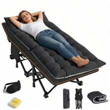 Camping Cots - Black - View 1