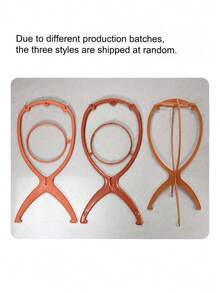 1pc/2pcs Foldable Portable Hair Piece & Hat Display Rack, Sturdy Durable Multi-Purpose Storage Stand, Suitable For Daily Use & Travel, 2 Styles Randomly Sent; Lighting May Cause Slight Color Difference, Does Not Affect Daily Use - Multicolor - View 11