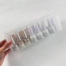 2/4/6/8 Pack Extra Large Clear PP Nail Polish Organizer - Stackable Storage For Nail Tools, Salon-Grade Beauty Accessory Box, Women's Gift, Christmas Gift, Great Gift For Women - Clear - View 6