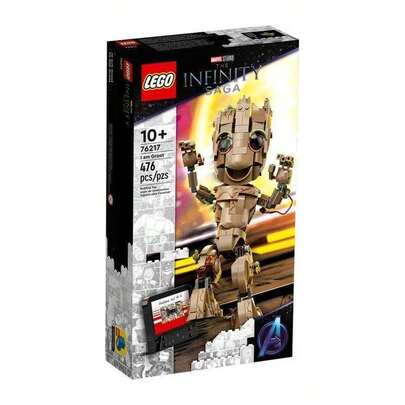 LEGO 76217 I Am Groot Doll  Heroes Series Children's Building Blocks Toy