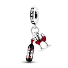 1Pc Winter Lifestyle Dangle Charm Collection Silver Color Enamel CZ Animal Fashion Daily Item Beads Charm For Bracelet Necklace Jewelry Making Gift - Silver - View 22