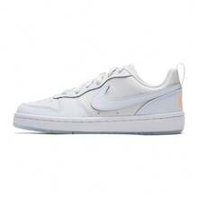 Nike Court Bourget Recrawford Comfortable And Versatile GS Low-Top Sneakers - Durable, Breathable, And Stylish - White - View 2