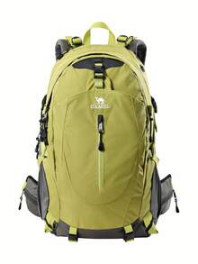 CAMEL CROWN Lightweight Outdoor Hiking Backpack, Unisex, Large Capacity Travel Backpack, Suitable For Hiking And Mountaineering Gear - Fruit Green - View 7