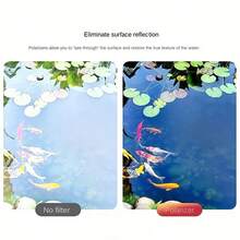 1PC Universal CPL Polarizing Filter, Suitable For Smartphones And DSLR Cameras, Compatible With Multiple Devices, No Battery Required, Reduces Glare - A - View 5