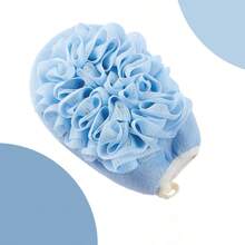 3pcs--2-In-1 Bath Scrubbing Towel & Bath Sponge, Bathing Gloves, Soft Exfoliating Surface, Suitable For Body, Face, Spa And Massage - With Hook For Convenient Storage - Black, Suitable For Bathroom And Salon - Multicolor - View 13