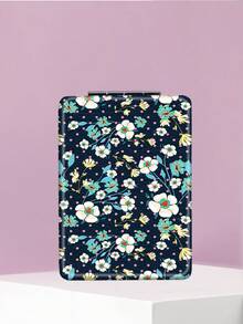 1PC British Country Style Portable Vanity Mirror, Foldable Lightweight Ultra-Thin Convenient Hand Mirror, Durable PU Leather, Suitable For Multiple Occasions And All People, Foldable Rectangular Mirror, Pocket Mirror, Fresh Floral Pattern Design, Exquisite Delicate Structure, Durable Reliable Drop-Resistant, Easy To Carry, Handheld Makeup Mirror, 180° Flip Cover, Multi-Function Mini Mirror, Compact Mirror, Mirrors, Daily, Holiday, Birthday, Valentine's Day - Multicolor - View 9