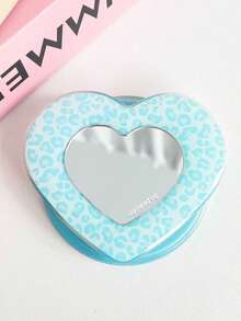 Mirror Leopard Print Heart Magnetic Phone Stand With Magnetic Ring, Phone Accessory, Compatible With MagSafe Magnetic Stand, Super Strong Adsorption, Desktop Telescopic Phone Stand, Use With Magnetic Ring For More Secure Grip - Multicolor - View 9